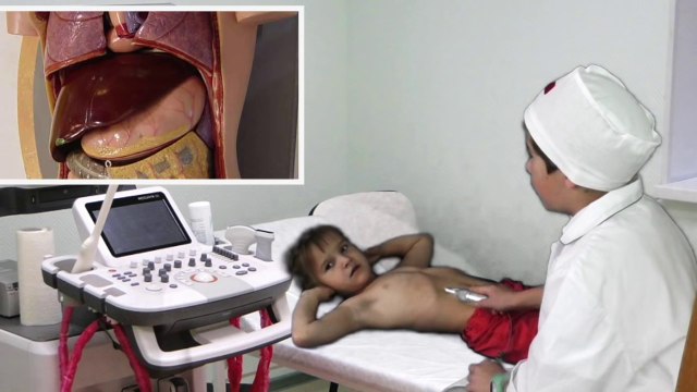 ДЕТИ ИГРАЮТ В ДОКТОРА С УКОЛАМИ УЗИ ВНУТРЕННИХ ОРГАНОВ АНАТОМИЯ ЧЕЛОВЕКА СЕРДЦЕ ЛЕГКИЕ ПОЧ