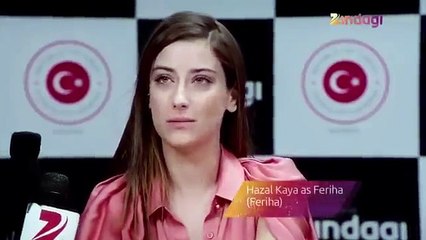 Hazal Kaya Looking Stunning During Press Conference On Zindagi Plateform! Famously Known As Feriha I