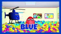 Learn Colors Collection 1 HOUR - Teach Colours 3D for Kids Toddlers Baby with Ball Pit Show