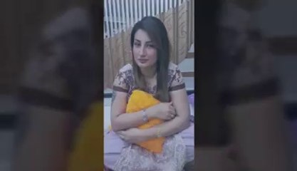 Actress Qismat Baig in live video about her new Drama