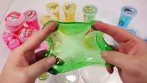 Learn Colors How To Make Rainbow Jelly Monster Slime Foam Clay Toys DIY Five Little Monkeys BINGO