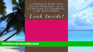 Price Complete Baby Bar Exam Package - 1L 2L Contracts Criminal law and Torts: Look Inside! Ezi
