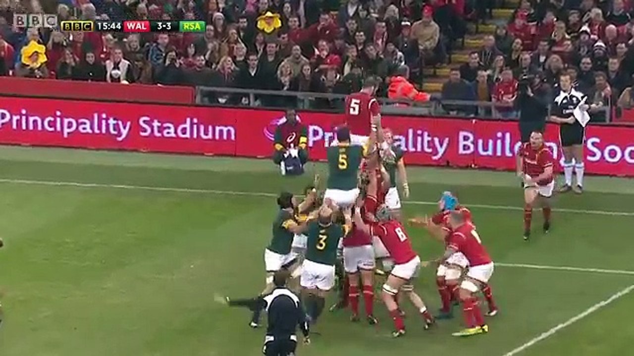 Le Pays de Galles sans trembler face à l'Afrique du Sud