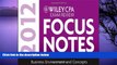 Pre Order Wiley CPA Exam Review Focus Notes 2012, Business Environment and Concepts Wiley mp3
