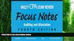 Pre Order Wiley CPA Examination Review Focus Notes: Auditing and Attestation Less Antman
