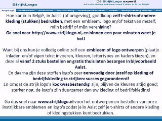 Zelf kleding bedrukken Aalst