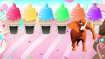Learn Colors W/ Elephant Candy Ice Creams Colors for Children | Colors for Kids Songs