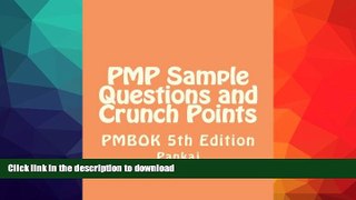 PDF ONLINE PMP Sample Questions and Crunch Points PREMIUM BOOK ONLINE