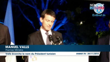 Quand Manuel Valls appelle le président tunisien "zizi"