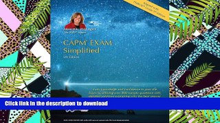 READ THE NEW BOOK CAPM EXAM Simplified-5th Edition- (CAPM Exam Prep 2013 and PMP Exam Prep 2013