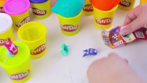 Learn Colors with Kinder Joy Play-Doh Surprise Eggs - Fun Creative for Kids