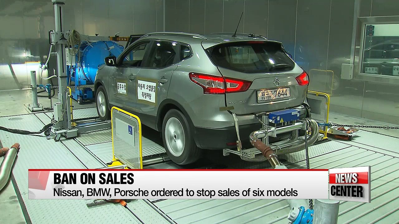 S. Korea to ban sales of Nissan, BMW, Porsche vehicles over falsified reports