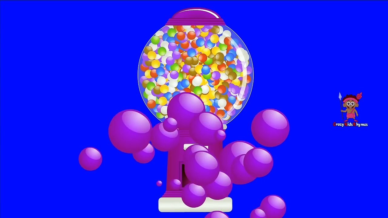 Colors for Children to Learn with Gumball Machine - Colours for Kids to Learn - Kids Learning Videos
