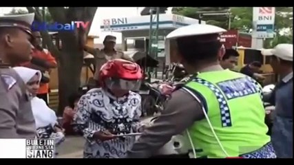 Pria Mengamuk & Ajak Duel Polisi saat Operasi Zebra 2016