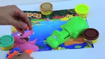 Play Doh Hungry Hungry Hippo Eats Cars Chick Hicks Micro Drifter and Play Doh Fish Disney