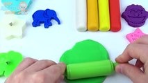 Play and Learn Colours Modelling Clay Play Doh Elephant Star Elmo Sesame Street Fun and Creative