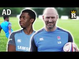 TBJZL’s Rugby Drop Kick Challenge vs Lawrence Dallaglio | Rule’m Sports