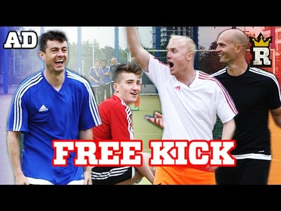 The EURO'S Free-Kick Challenge W/ Theo Baker, Daniel Cutting, FootballSkills98 & Global Freestyle AD