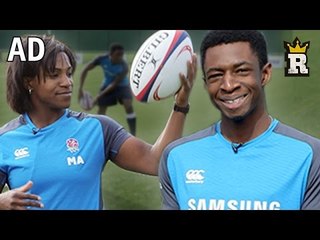 TBJZL's Rugby Quickfire Pass Challenge ft Maggie Alphonsi | Rule'm Sports