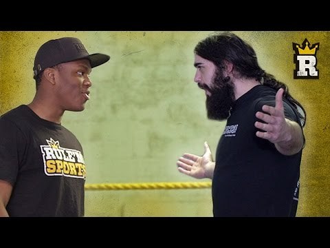 KSI Dropkicks A Pro Wrestler | Rule'm Sports