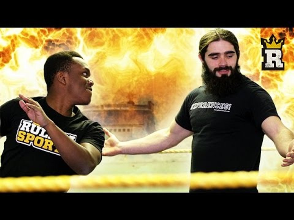 KSI Delivers An RKO!!! | Rule'm Sports - video Dailymotion