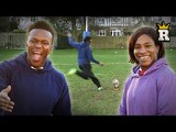 KSI coaches Maggie?! Rugby Kicking Challenge! | Rule'm Sports