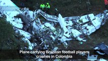 Plane carrying Brazilian football players crashes in Colombia
