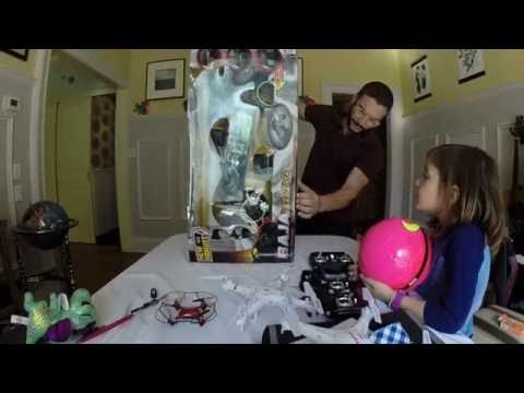 Excited Canadian Family and Their New Remote Controlled Car