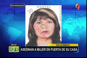 SJM: asesinan a mujer en la puerta de su casa