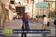 San Borja: calles del distrito lucen sin cambistas