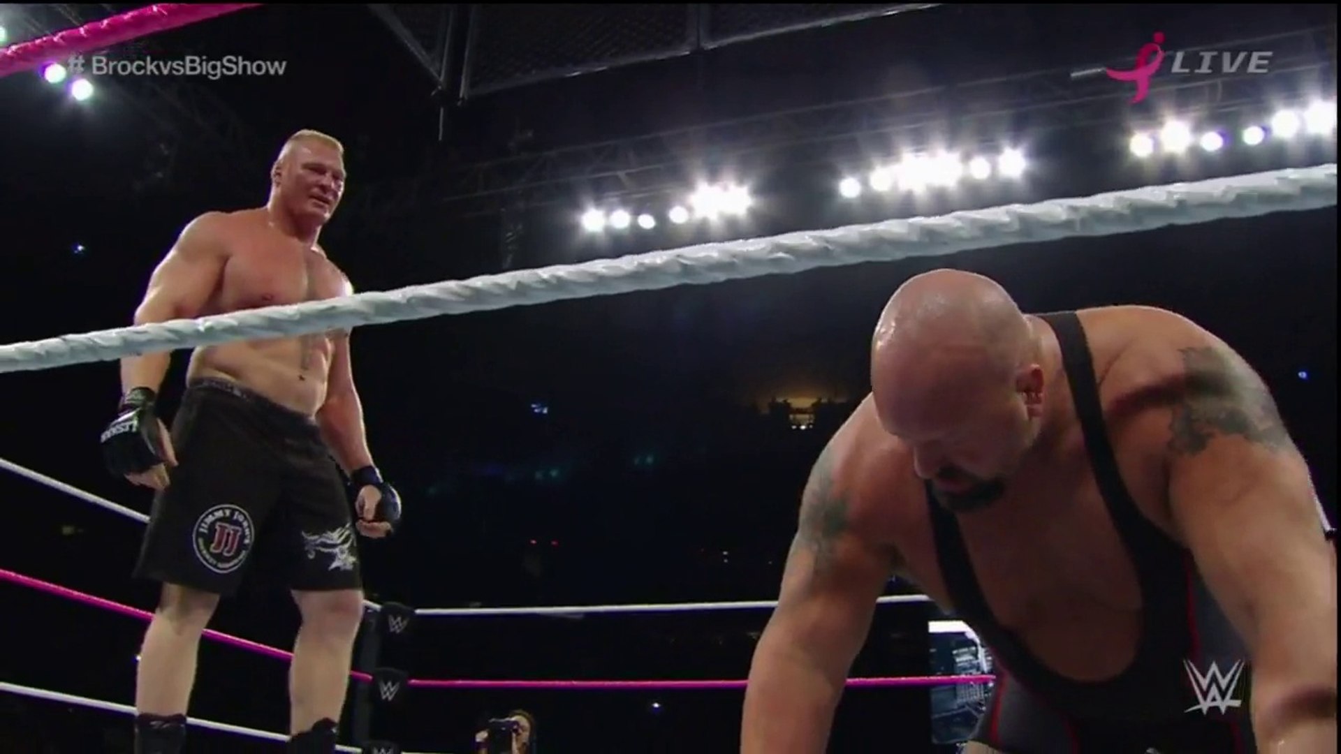 Brock Lesnar vs. Big Show [MSG 2015-10-03] - video Dailymotion