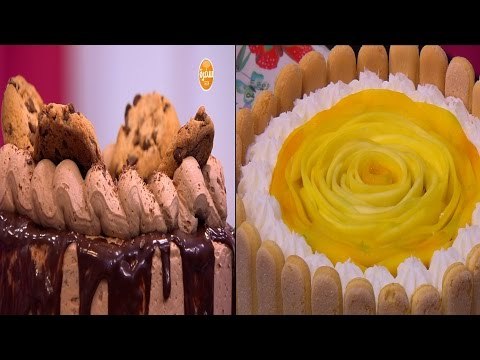 تورتة كوكيز الشيكولاتة - تورتة موس مانجو| زعفران وفانيلا حلقة كاملة