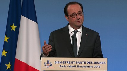 Discours lors de l'événement "Plan bien être et santé des jeunes"