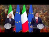 Roma - Renzi e Padoan sulla Legge di bilancio 2017 (28.11.16)