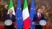 Roma - Renzi e Padoan sulla Legge di bilancio 2017 (28.11.16)