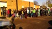 AMERICANS IN LINE FOR COATS ECONOMIC COLLAPSE !HUNDREDS SHOW UP IN NEED COATS FOR WINTER
