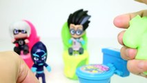 LEARNING COLORS PJ Masks Candy Toilet Potty - Surprise Toys with Paw Patrol & Finding Dory Slime