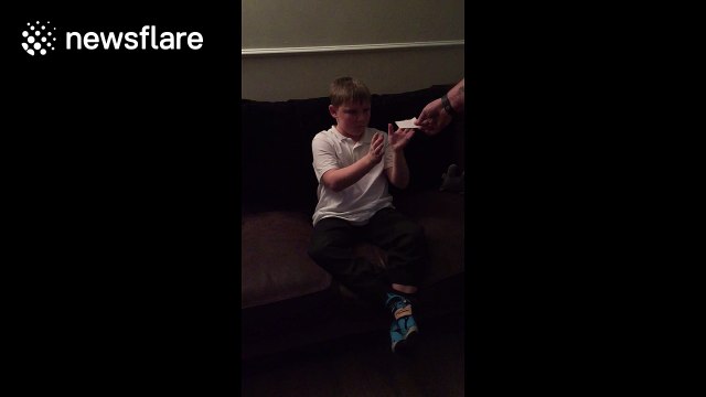 Youngster gets emotional when dad gives him tickets for first Hull City football match