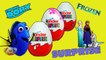 Surprise Eggs Unboxing !! Kinder Surprise Eggs !! Disney Pixar Finding Dory Frozen Series Natoons