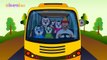 Puppy Dog Wheels On The Bus Nursery Rhymes for Children Wheels On The Bus Cartoons Rhymes for Kids