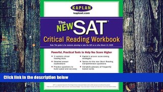 Price Kaplan New SAT Critical Reading Workbook (Kaplan SAT Critical Reading Workbook) Kaplan PDF