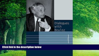 Best Price Dialogues with Boulez Di Rocco Pietro For Kindle