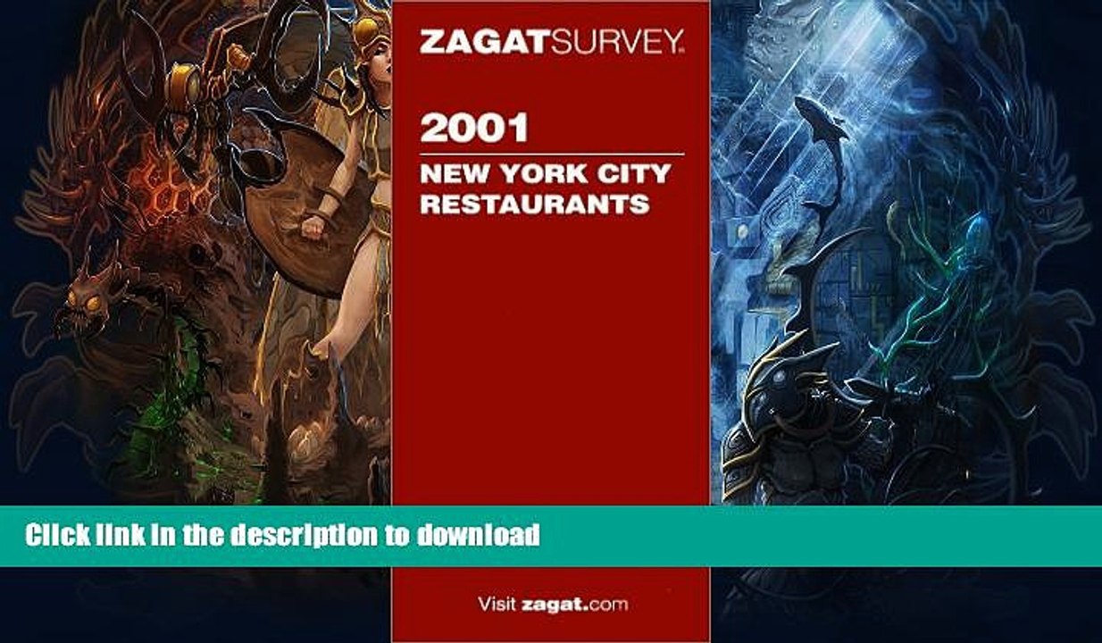 READ BOOK  Zagatsurvey 2001 New York City Restaurants (Zagatsurvey : New York City Restaurants,