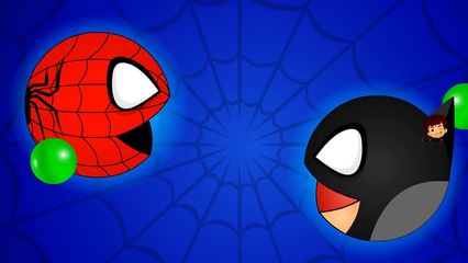 Fun Learning Colors Packman Cartoon|Learn Colors for Children with SuperHeroes|Crazy Rhymes