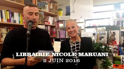 Dédicace du livre "Antichambre" à la librairie Maruani