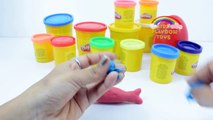 Color Sharks Play Doh Toys | Sharks Color Play Doh Toys for Kids | Fun Play Dough Videos