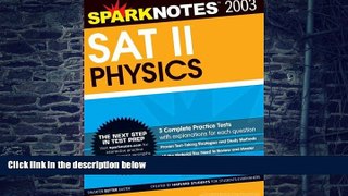 Price SAT II Physics (SparkNotes Test Prep) SparkNotes On Audio