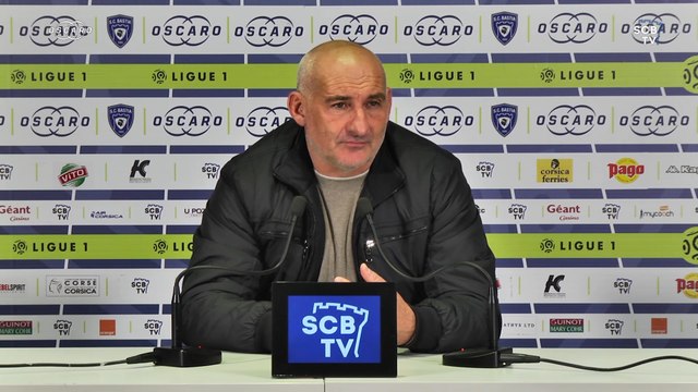 Bastia-Bordeaux : Conf. d'avant-match de F. Ciccolini