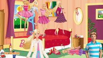 Five Little Barbie Jumping on the Bed Five Little Monkeys Jumping on the Bed Nursery Rhyme For Kids
