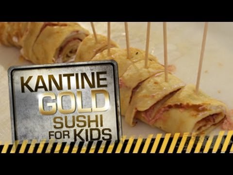 Sushi für Kinder - Kantine Gold